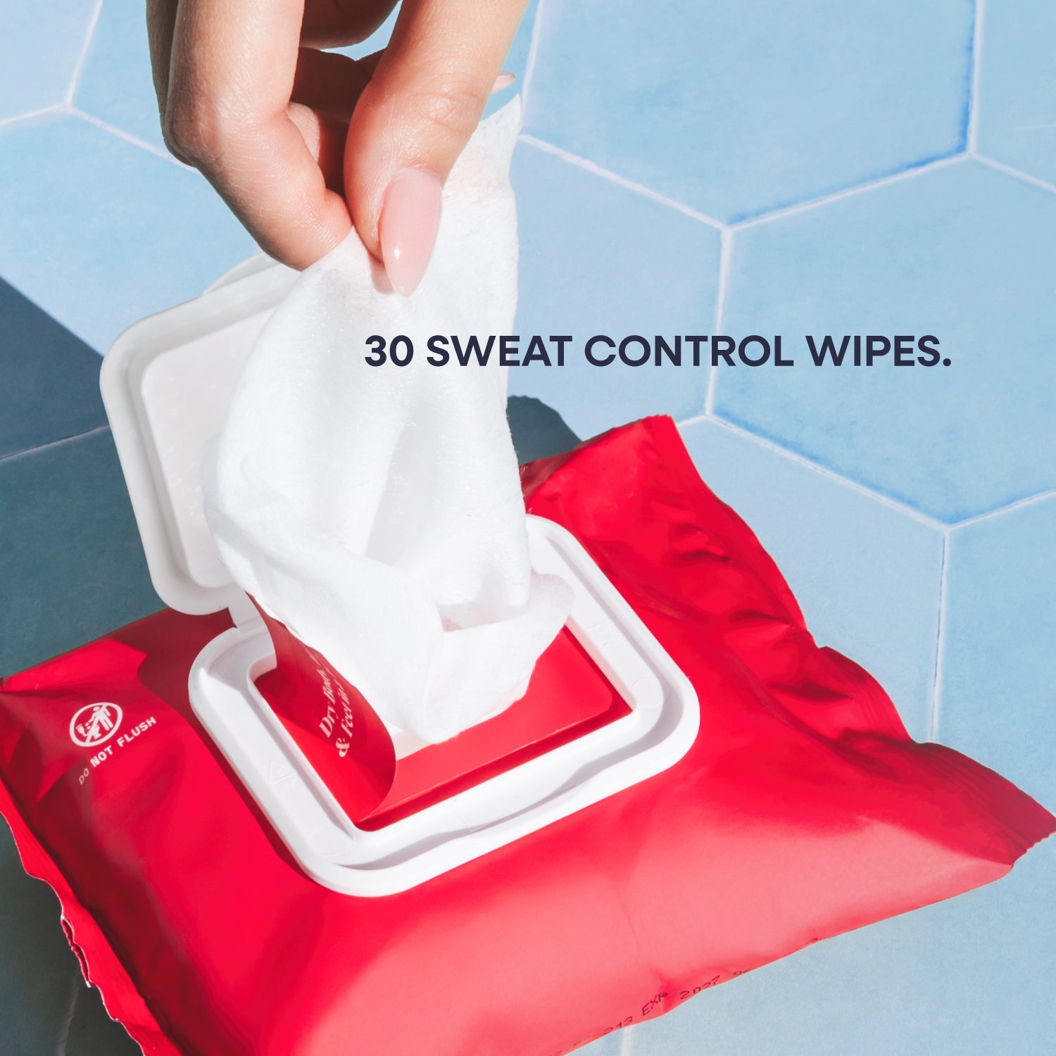 Whole Body Antiperspirant Wipes